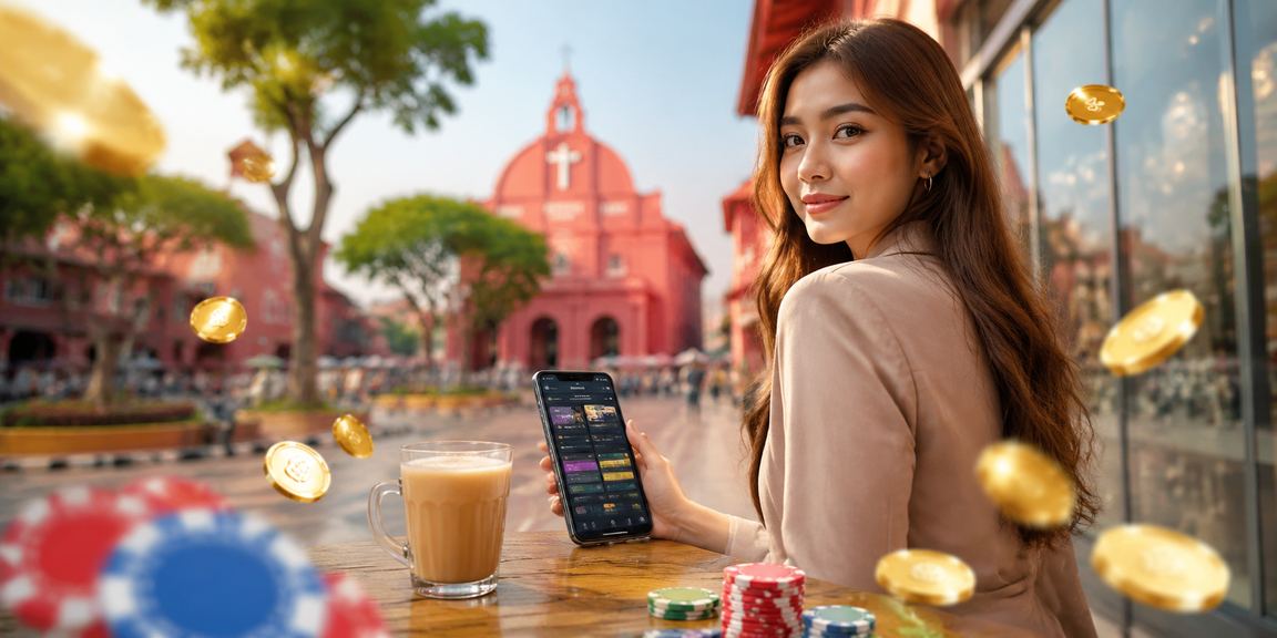 Pemain di Melaka membuat deposit untuk permainan kasino judifree melalui perbankan mudah alih